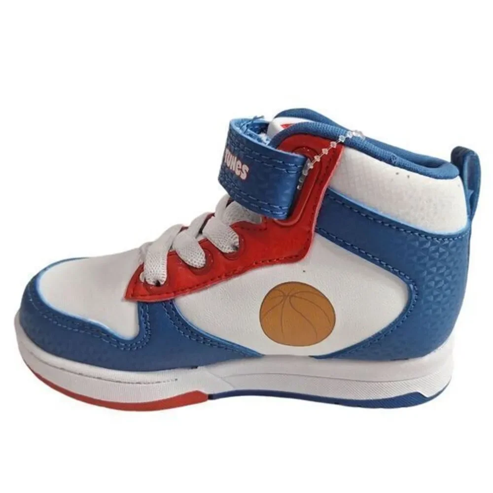 Looney Tunes High Top Shoes Size 9 (17cm) Little Kids Bugs‎ Bunny Daffy Duck New